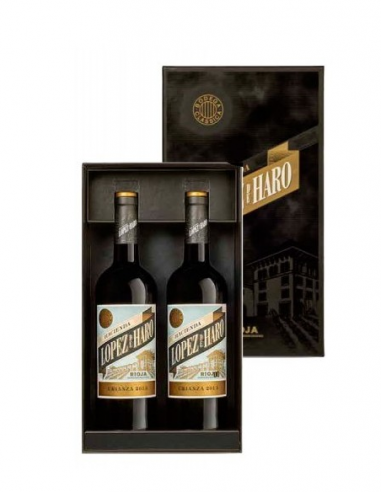 ESTUCHE LÓPEZ HARO 2 BOTELLAS CRIANZA